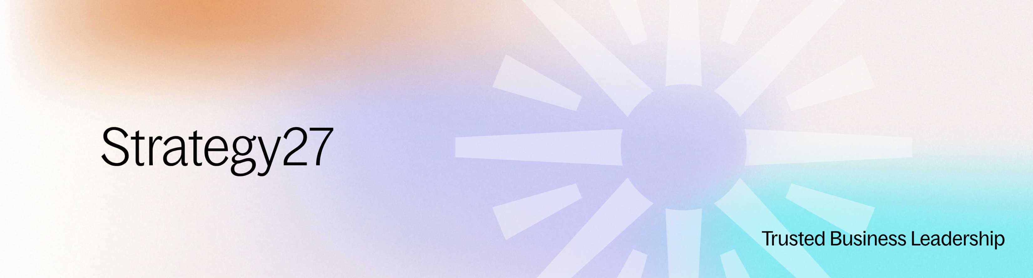 Strategy 27 banner