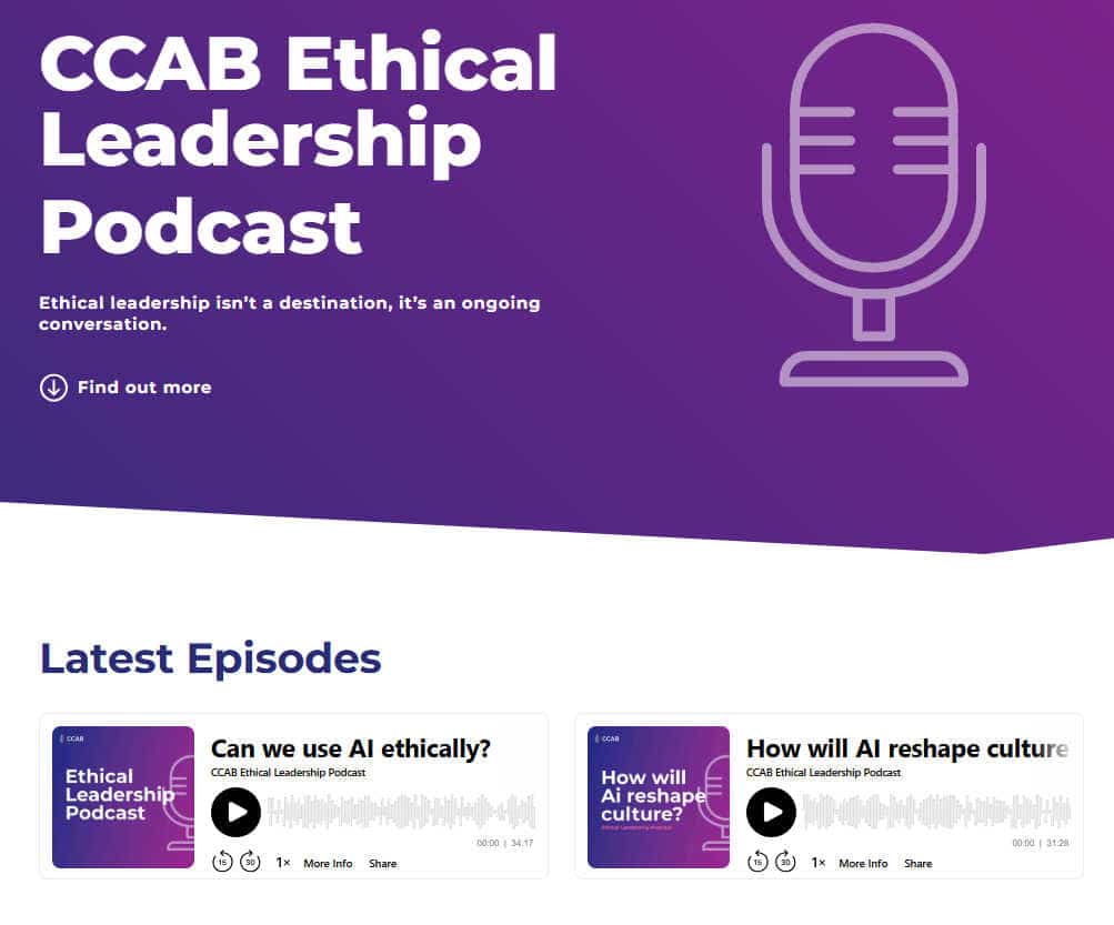 CCAB Ethical Leadership Podcast Series